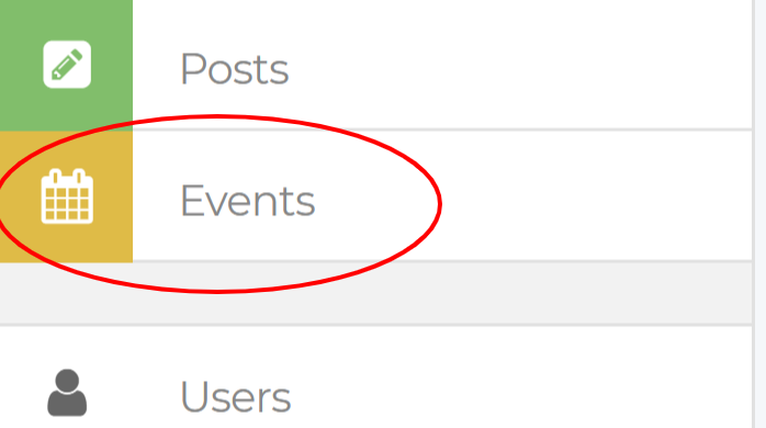 Events section